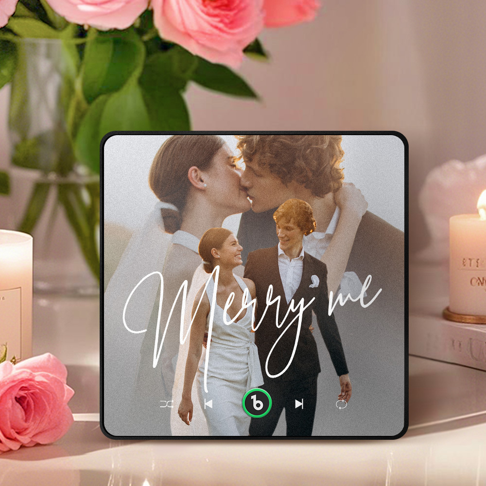 Aimants De Réfrigérateur De Musique Personnalisés Cadeaux De La Saint-valentin Aimant De Réfrigérateur De Musique Personnalisé Cadre Coloré Album Aimant De Réfrigérateur Peut Jouer Des Chansons Cadeau Pour Couple - Mug Personnalisé