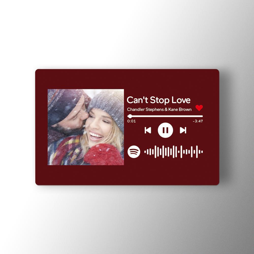 Carte Portefeuille De Code Musical Spotify Personnalisée Carte De Message Personnalisée - Mug Personnalisé