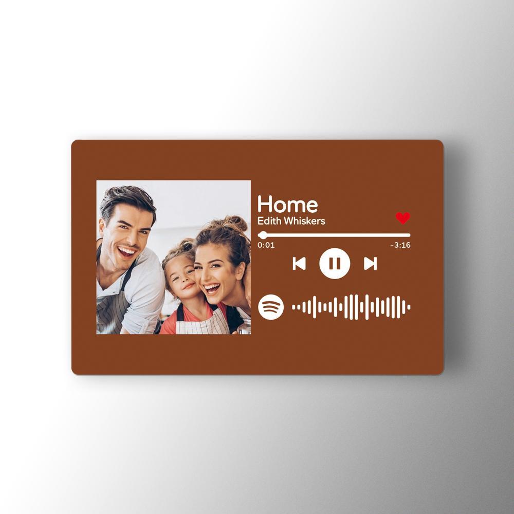 Carte Portefeuille De Code Musical Spotify Personnalisée Carte De Message Personnalisée - Mug Personnalisé