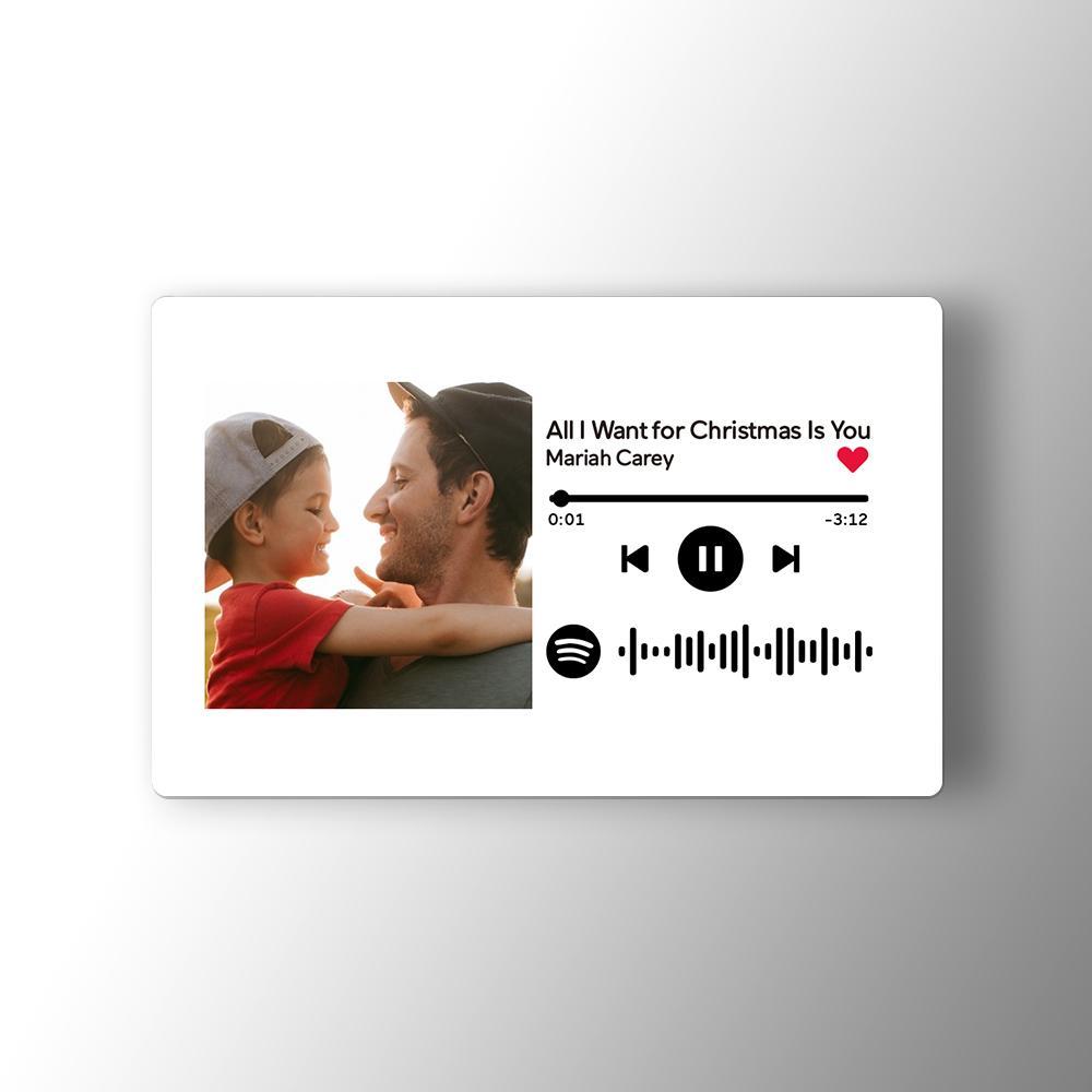 Carte Portefeuille De Code Musical Spotify Personnalisée Carte De Message Personnalisée - Mug Personnalisé