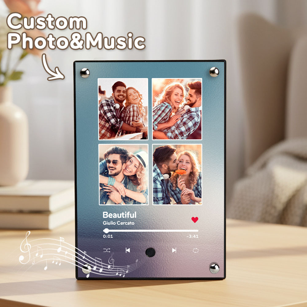 Cadre Photo Musical Personnalisé, Cadre Spotify Personnalisé, Cadre Photo Personnalisé, Cadeaux D'anniversaire Pour Couple - Mug Personnalisé