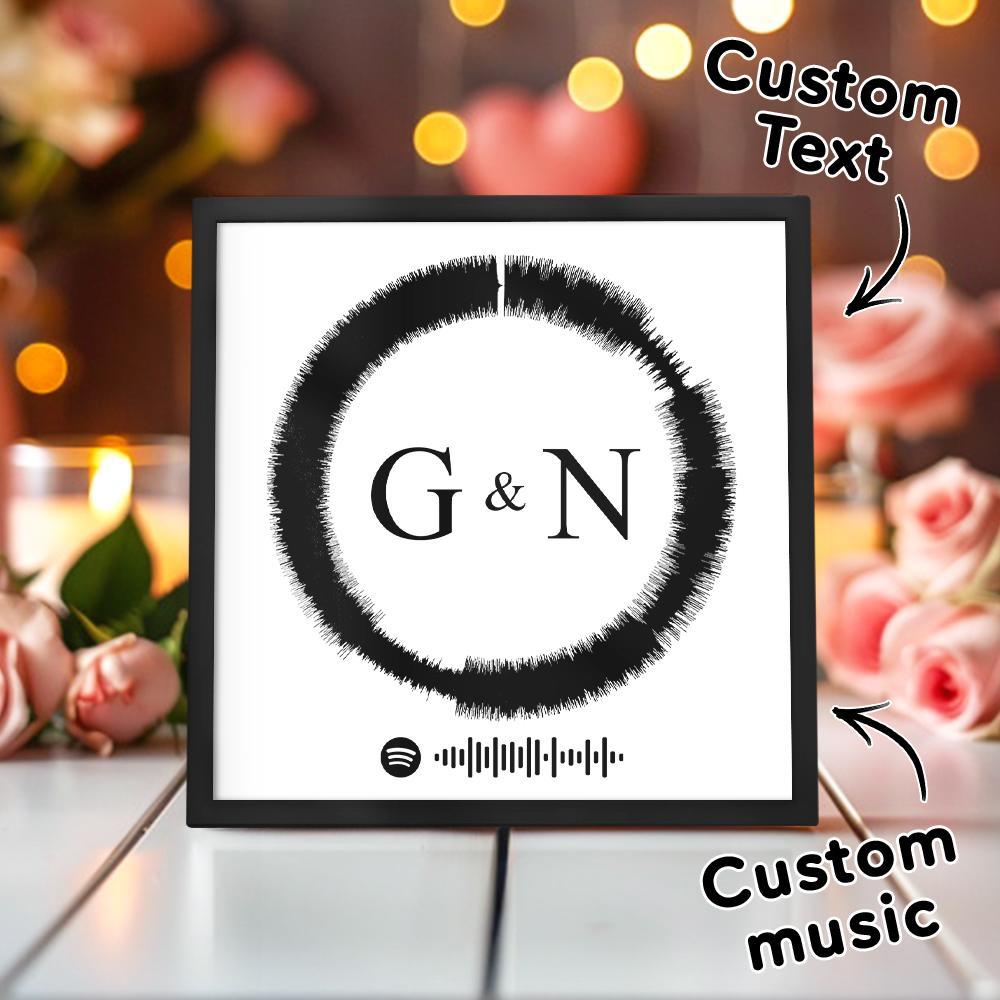 Cadeaux Personnalisés Avec Nom, Cadre Spotify Personnalisé, Cadeaux Imprimés Personnalisés Pour Amoureux - Mug Personnalisé