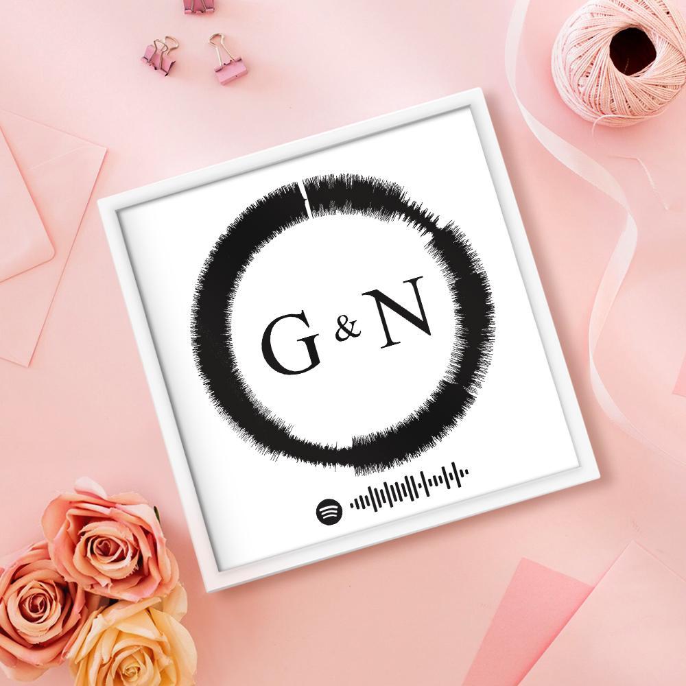 Cadeaux Personnalisés Avec Nom, Cadre Spotify Personnalisé, Cadeaux Imprimés Personnalisés Pour Amoureux - Mug Personnalisé