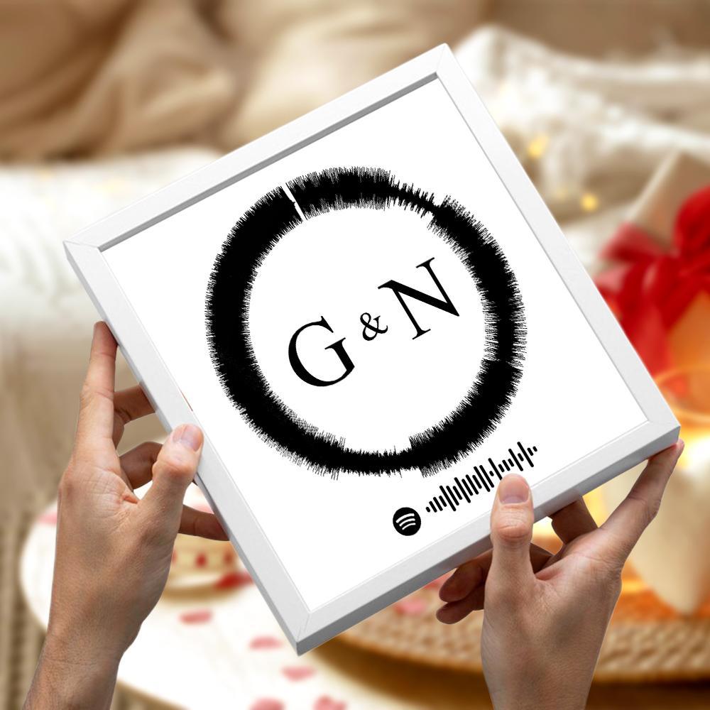 Cadeaux Personnalisés Avec Nom, Cadre Spotify Personnalisé, Cadeaux Imprimés Personnalisés Pour Amoureux - Mug Personnalisé