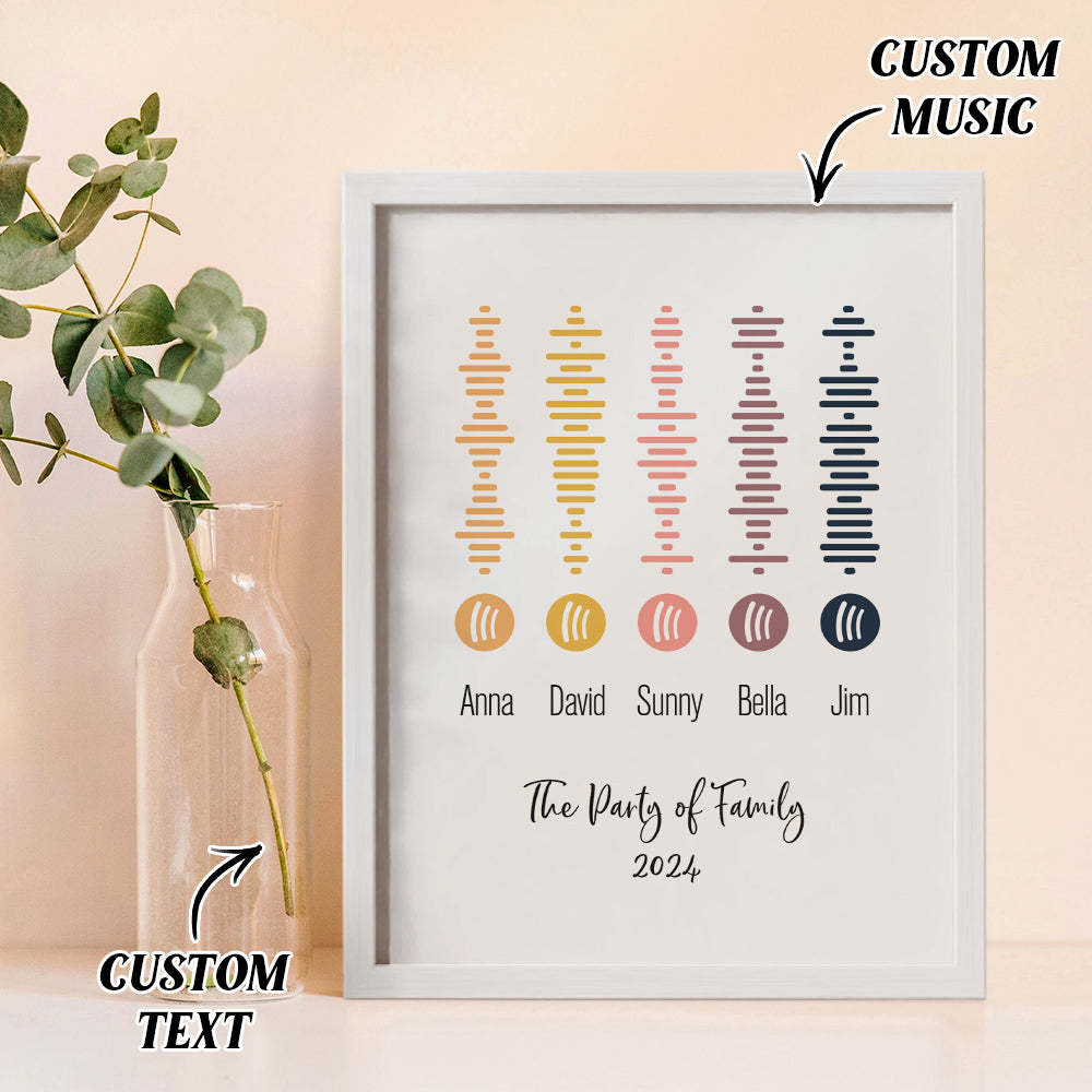 Plaque Spotify Personnalisée Cadeaux De Musique Personnalisés Plaque Personnalisée Pour Amoureux - Mug Personnalisé
