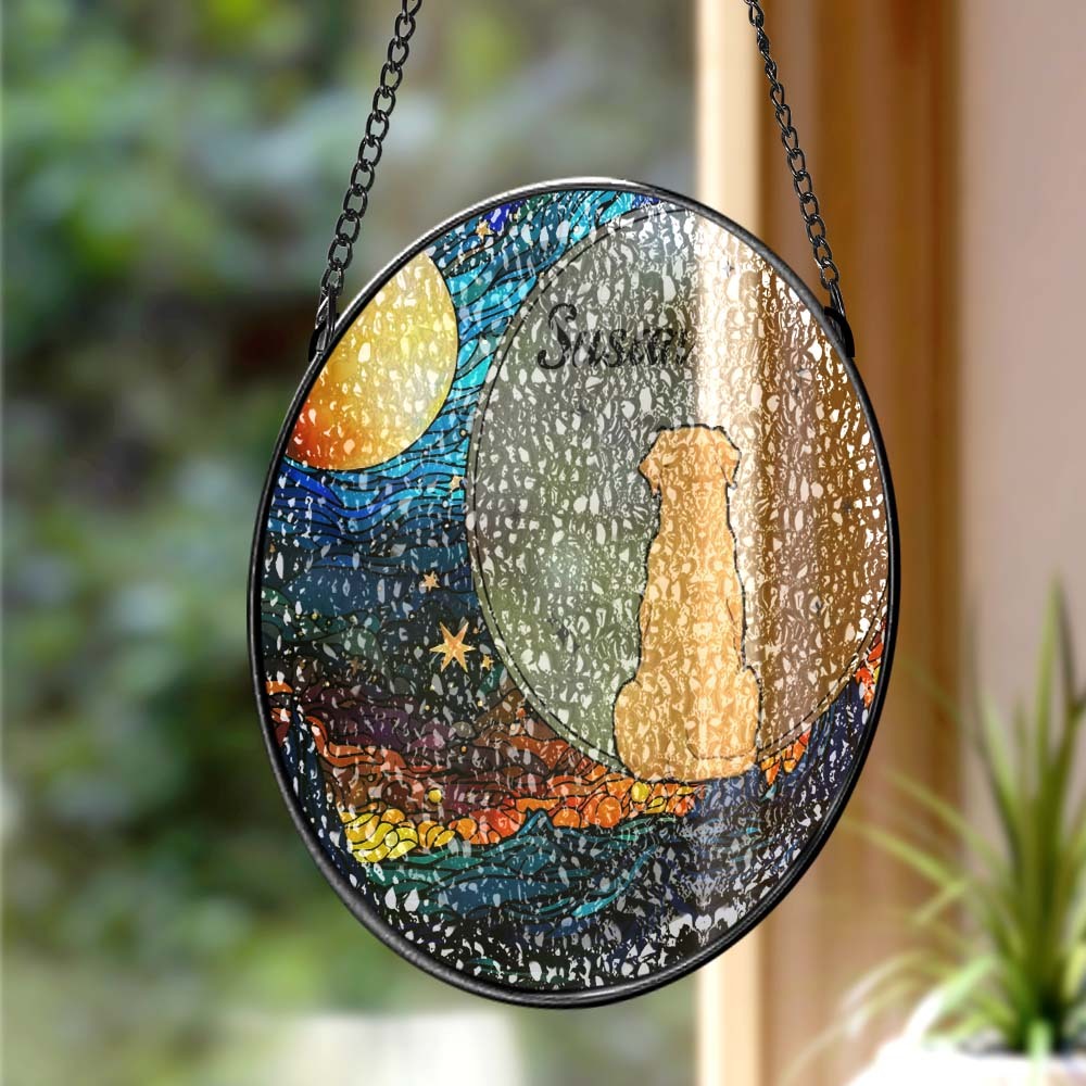 Attrape-soleil Personnalisé En Vitrail Pour Animaux De Compagnie Attrape-soleil Personnalisé Pour Fenêtre Pour Amoureux Des Animaux De Compagnie - Mug Personnalisé