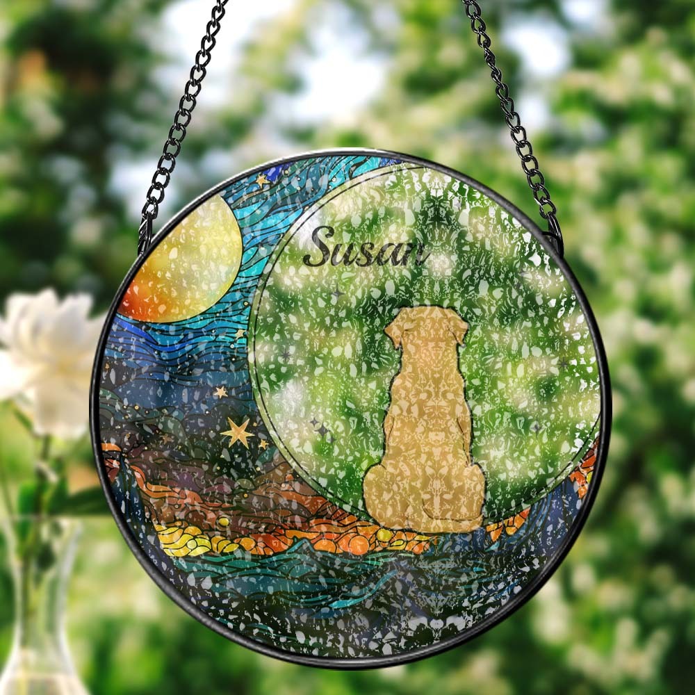 Attrape-soleil Personnalisé En Vitrail Pour Animaux De Compagnie Attrape-soleil Personnalisé Pour Fenêtre Pour Amoureux Des Animaux De Compagnie - Mug Personnalisé