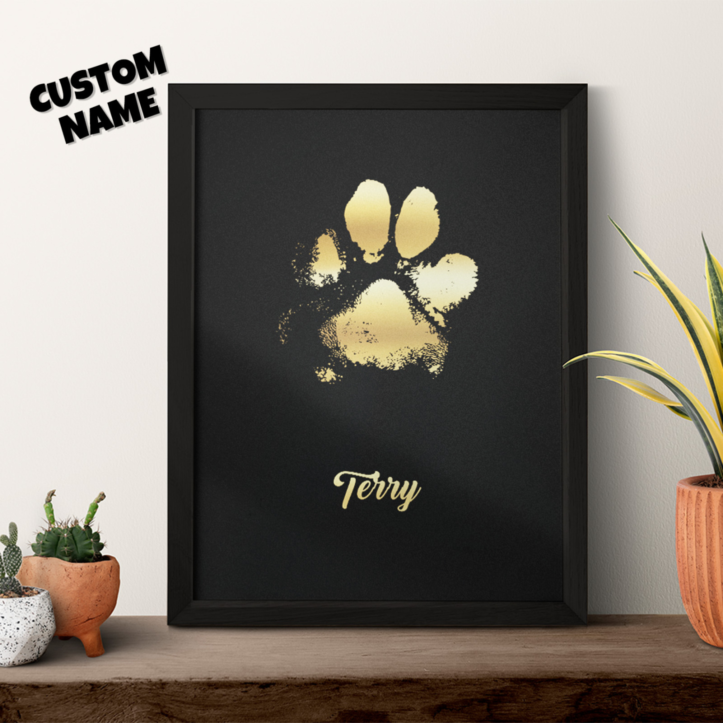 Souvenir Personnalisé D'impression De Patte D'animal De Compagnie, Ornement D'impression De Patte Personnalisé Pour Chiens, Cadeaux Pour Amoureux Des Animaux De Compagnie - Mug Personnalisé