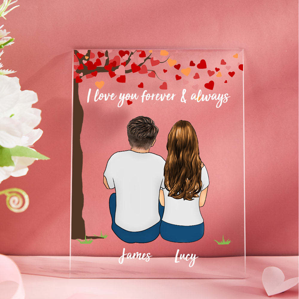 Carte/plaque/veilleuse Personnalisée Cadeaux De Couple Cadeaux Saint Valentin/anniversaire - Mug Personnalisé