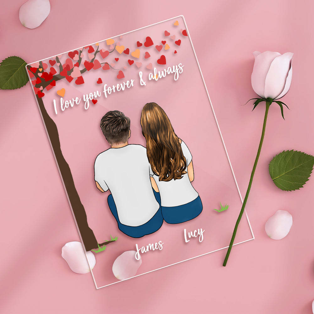 Carte/plaque/veilleuse Personnalisée Cadeaux De Couple Cadeaux Saint Valentin/anniversaire - Mug Personnalisé