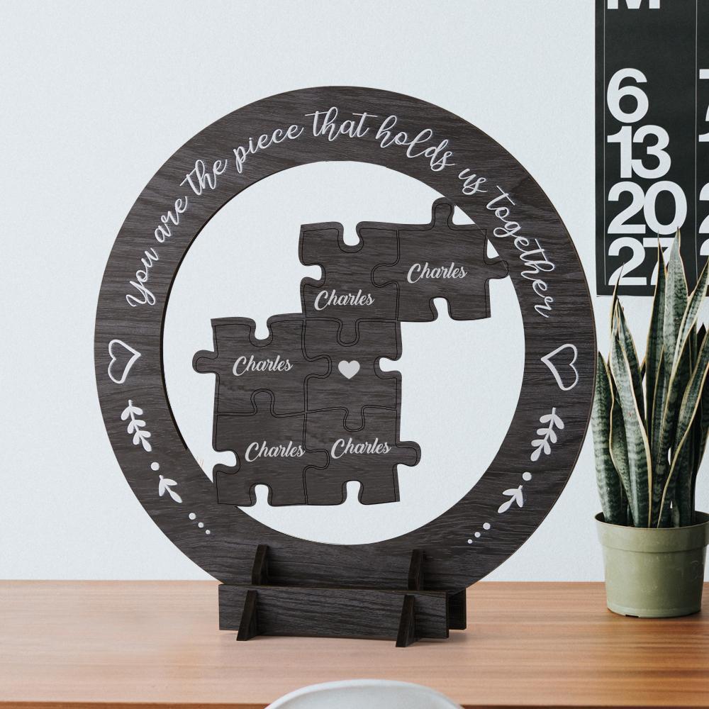 Cadeau De Fête Des Mères Cadre De Fête Des Mères En Bois Rond Personnalisé - Mug Personnalisé