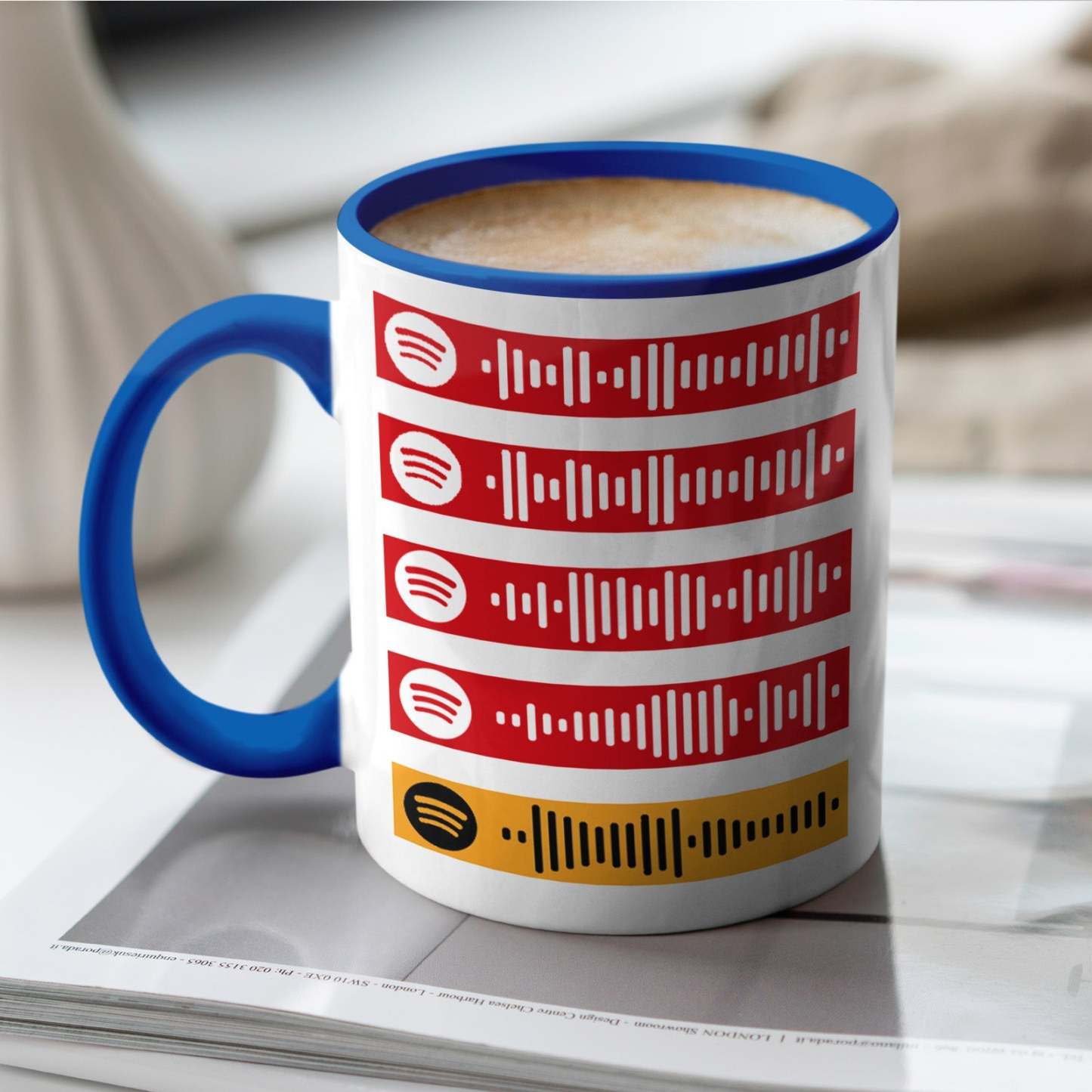 Tasses Spotify Personnalisées, Tasse De Photos, Tasse De Musique Personnalisée Pour Amoureux - Mug Personnalisé