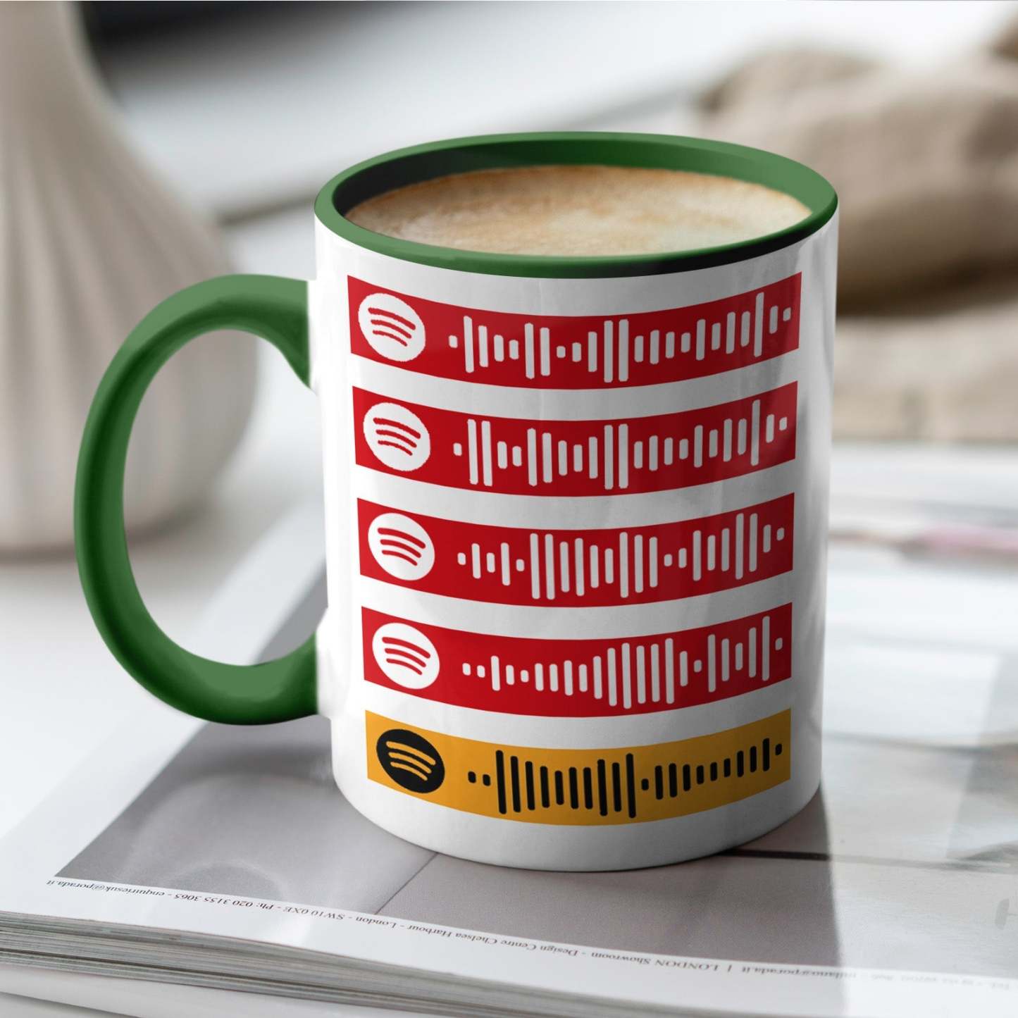 Tasses Spotify Personnalisées, Tasse De Photos, Tasse De Musique Personnalisée Pour Amoureux - Mug Personnalisé