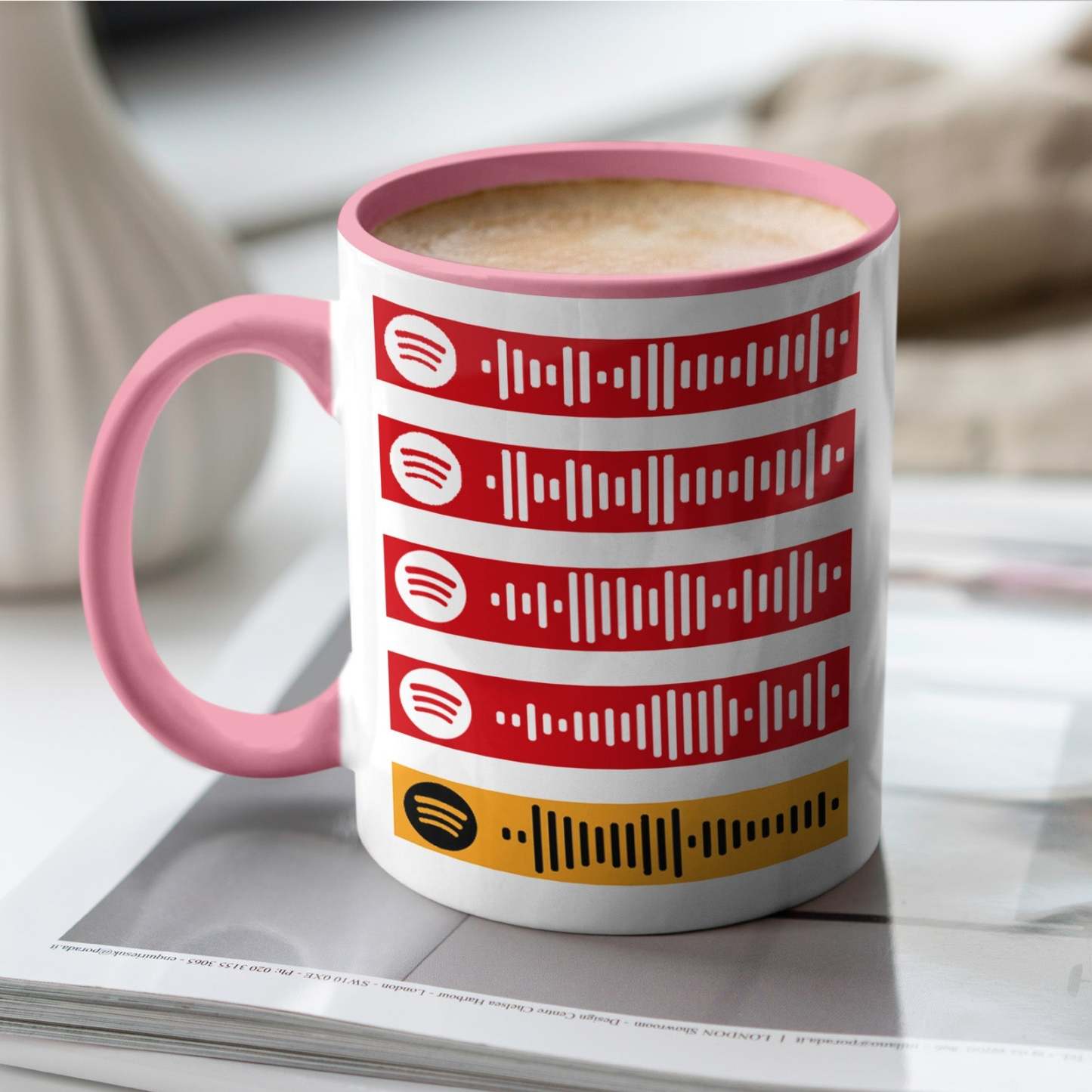 Tasses Spotify Personnalisées, Tasse De Photos, Tasse De Musique Personnalisée Pour Amoureux - Mug Personnalisé