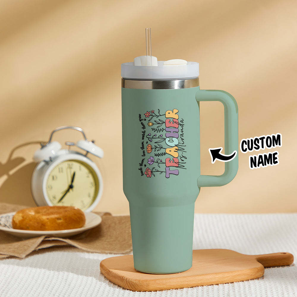 Cadeau Personnalisé De Rentrée Scolaire Pour Enseignant 40oz - Mug Personnalisé