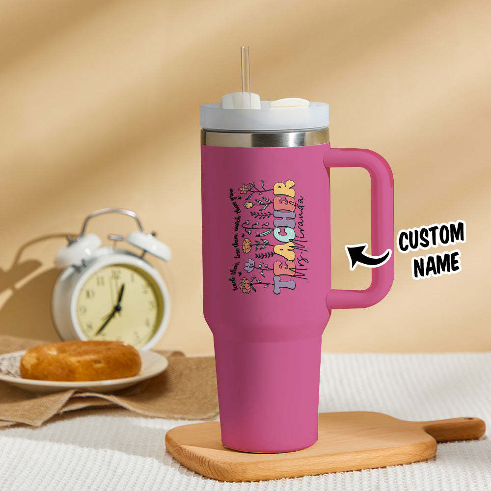 Cadeau Personnalisé De Rentrée Scolaire Pour Enseignant 40oz - Mug Personnalisé