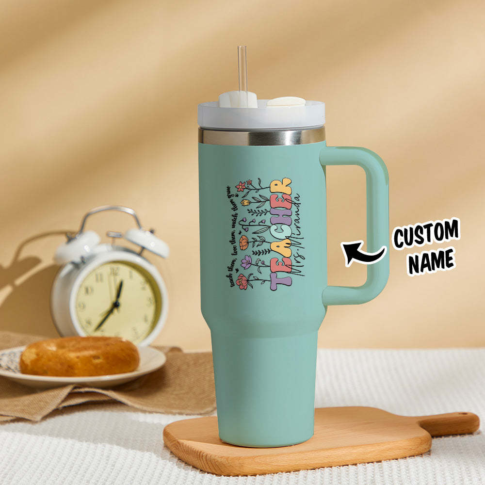 Cadeau Personnalisé De Rentrée Scolaire Pour Enseignant 40oz - Mug Personnalisé