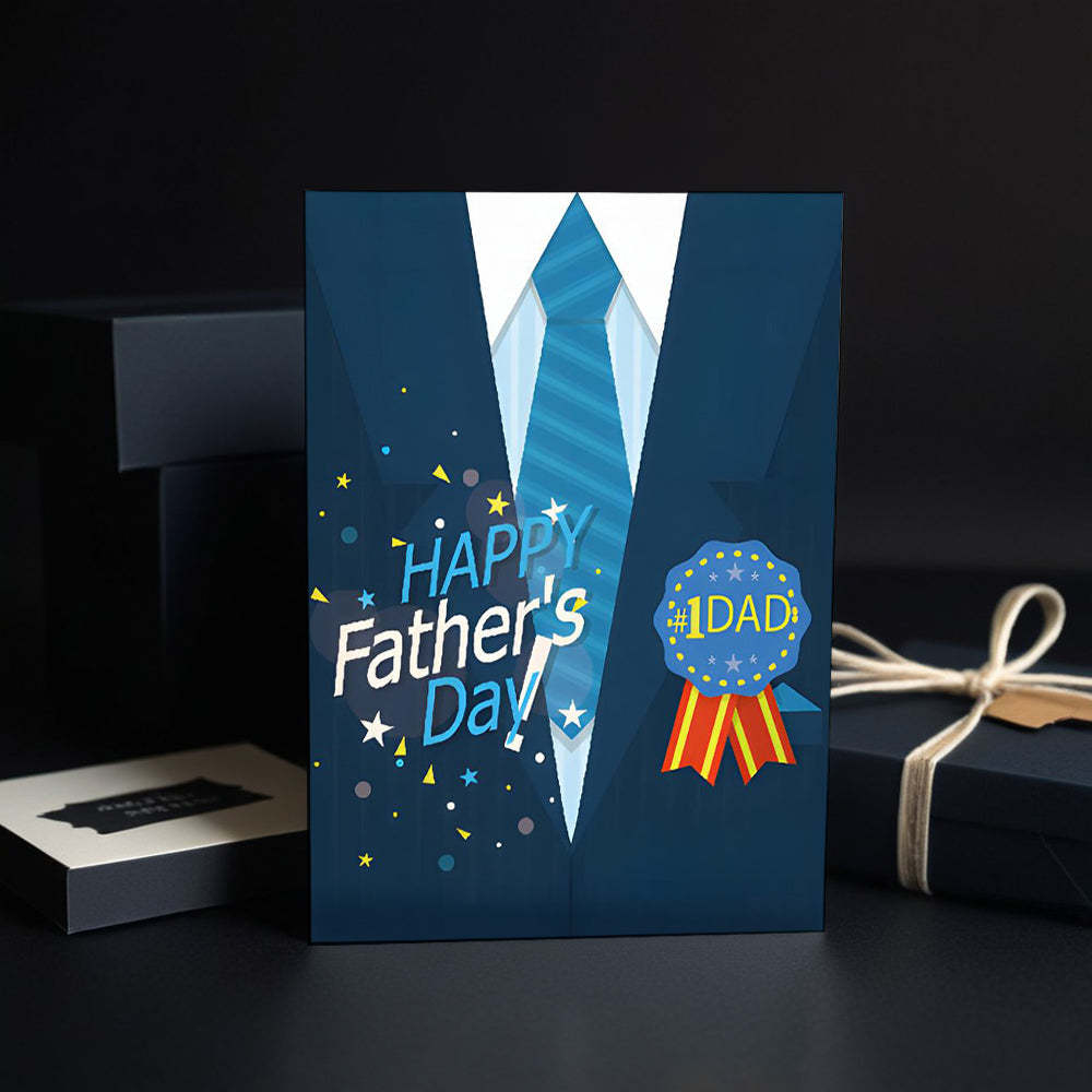 Carte De Fête Des Pères Carte De Vœux Drôle Pour La Fête Des Pères Pour Papa - Mug Personnalisé