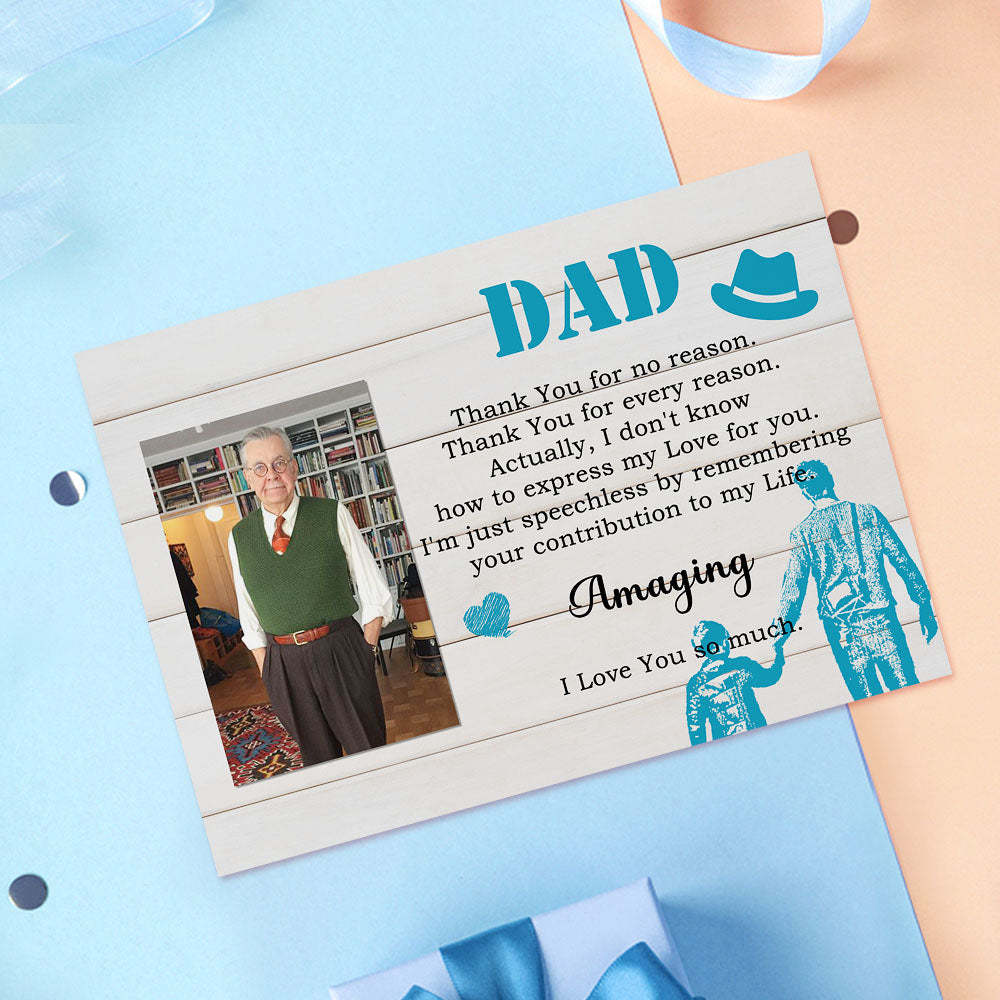 Poupée Au Crochet Personnalisée À Partir De Photos Faites À La Main, Cadeaux Pour Papa Avec Carte Nominative Personnalisée - Mug Personnalisé