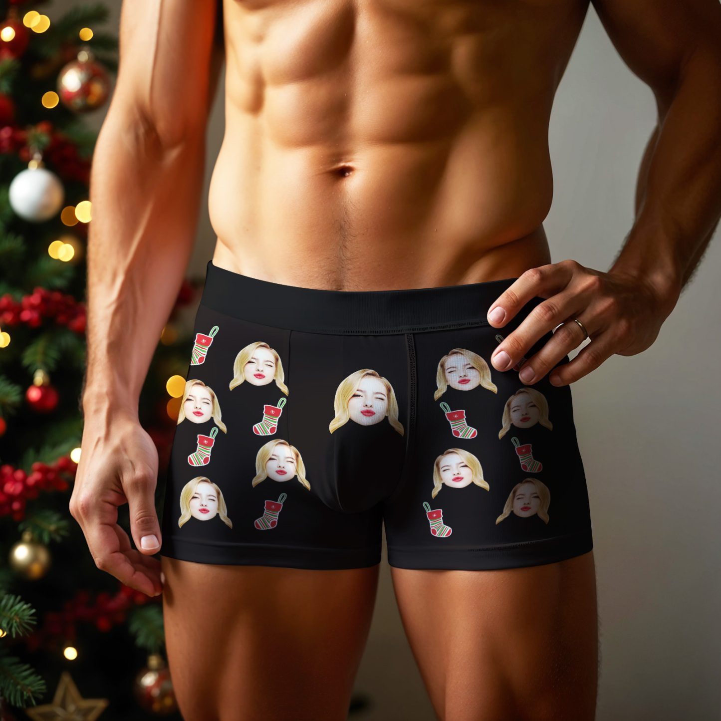 Sous-vêtements Personnalisés Boxers Photo Personnalisés Cadeaux Personnalisés Pour Amoureux