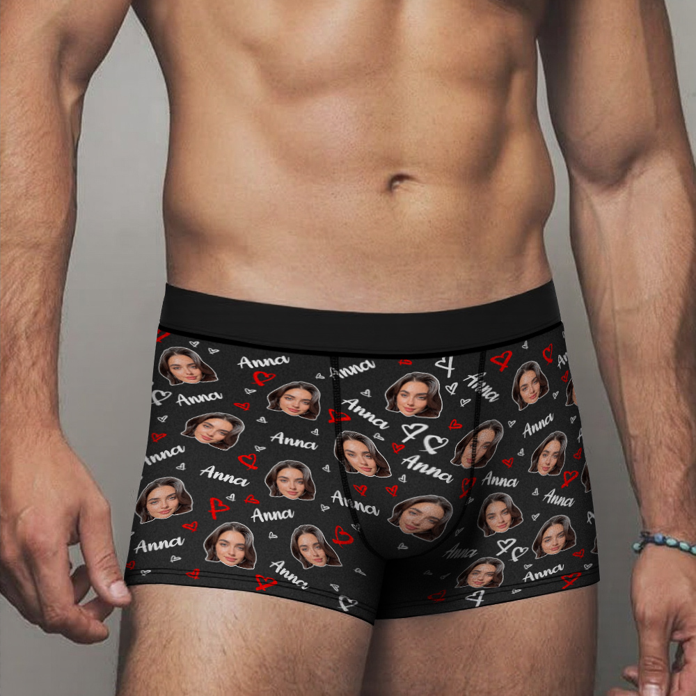 Boxer Personnalisé Avec Photo Pour Homme, Sous-vêtement Personnalisé Avec Visage, Cadeau D'anniversaire Pour Homme - Mug Personnalisé