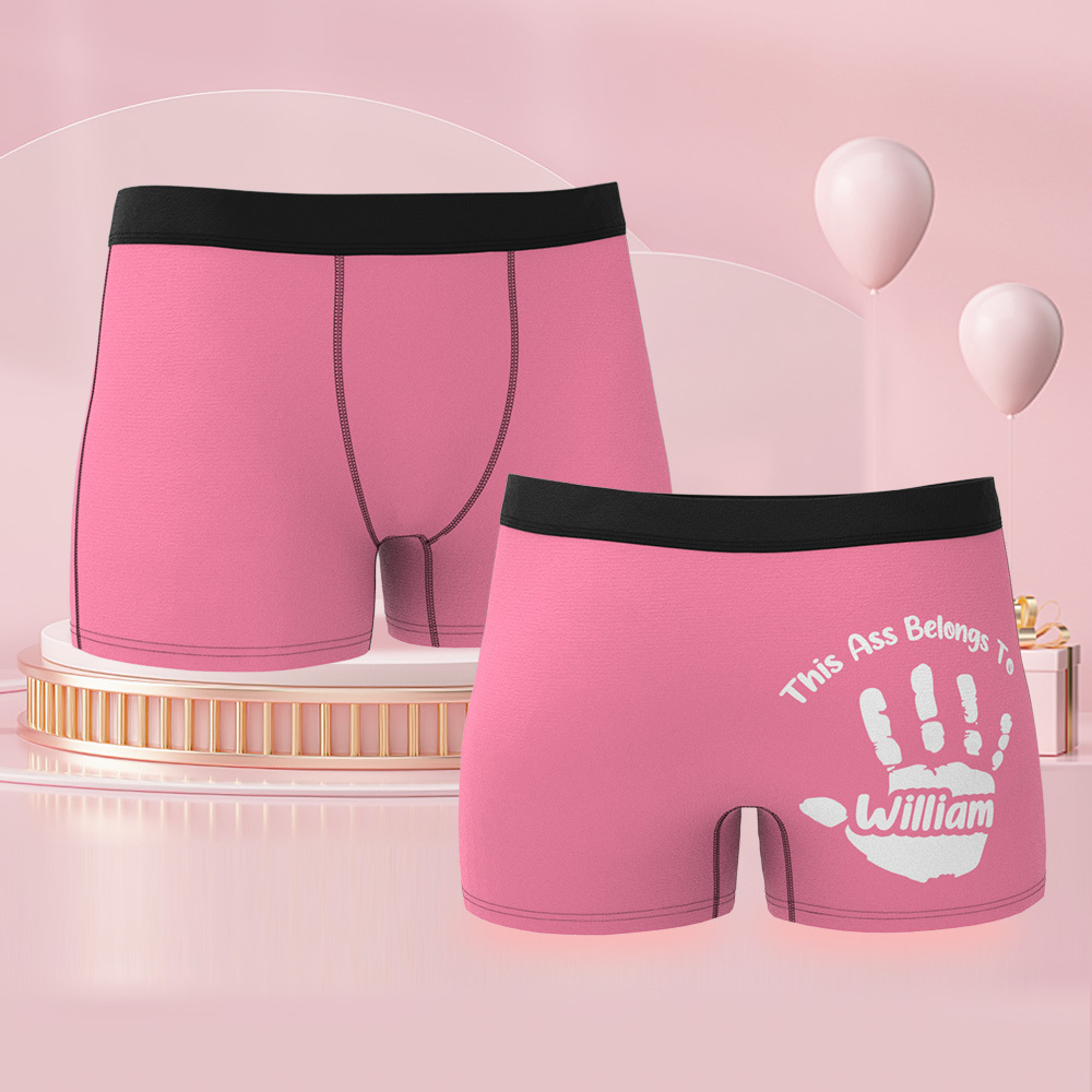 Boxer Personnalisé Avec Nom, Cadeaux Coquins Pour Petit Ami, Boxer Personnalisé Pour Homme, 1 Pièce - Mug Personnalisé