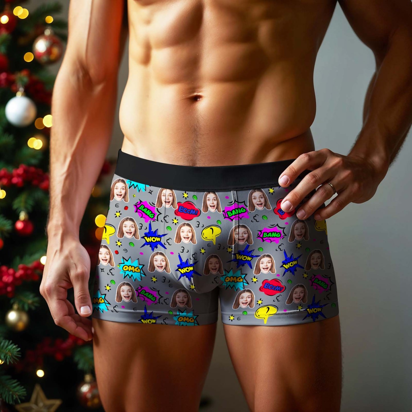 Sous-vêtements Personnalisés Pour Hommes, Super-héros, Photo Personnalisée, Cadeau Pour Petit Ami - Mug Personnalisé