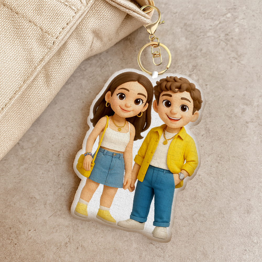 Porte-clés Pixel Minime Personnalisé Porte-clés Pixel Art Personnalisé Porte-clés Photo Minime Poupée Personnalisé - Mug Personnalisé