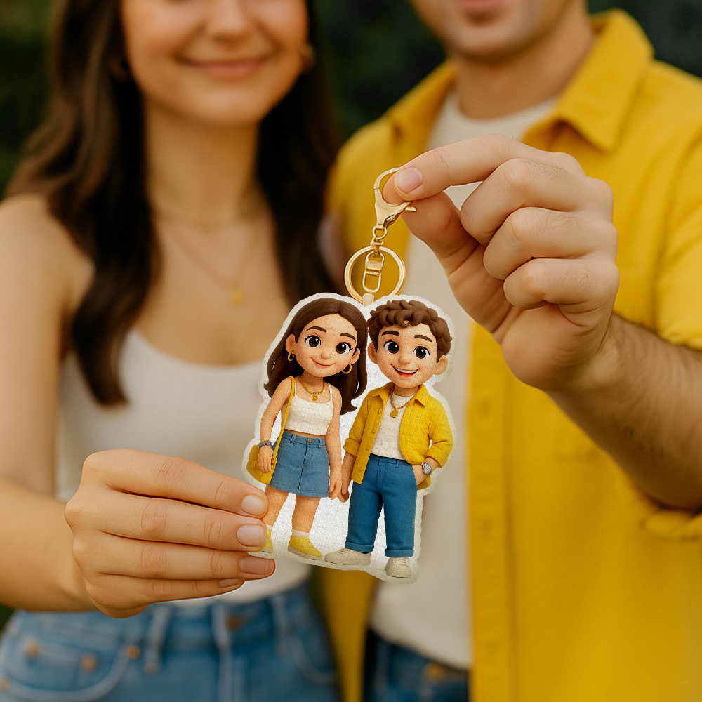 Porte-clés Pixel Minime Personnalisé Porte-clés Pixel Art Personnalisé Porte-clés Photo Minime Poupée Personnalisé - Mug Personnalisé