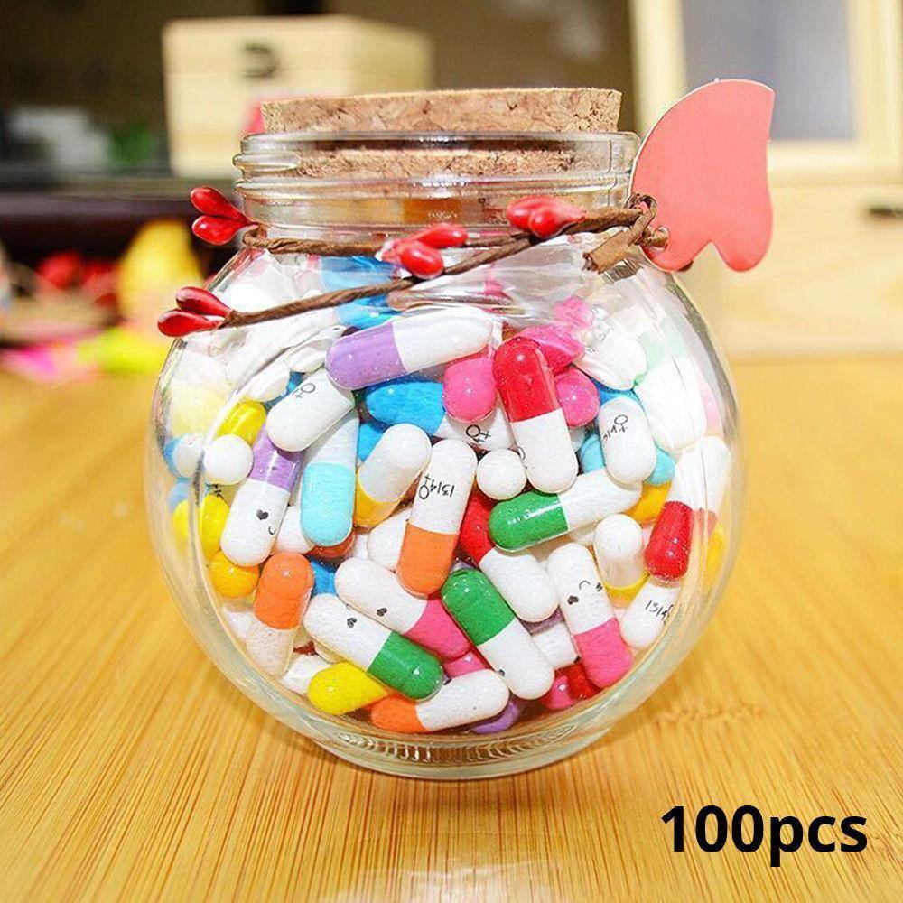 100 Pcs Diy Message Dans Une Bouteille Capsule Lettre Cadeau Pour Petite Amie - Mug Personnalisé