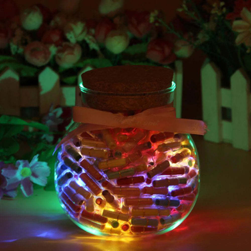 200pcs Diy Glow Capsule Lettre Message En Bouteille Souhait Saint Valentin Cadeaux - Mug Personnalisé