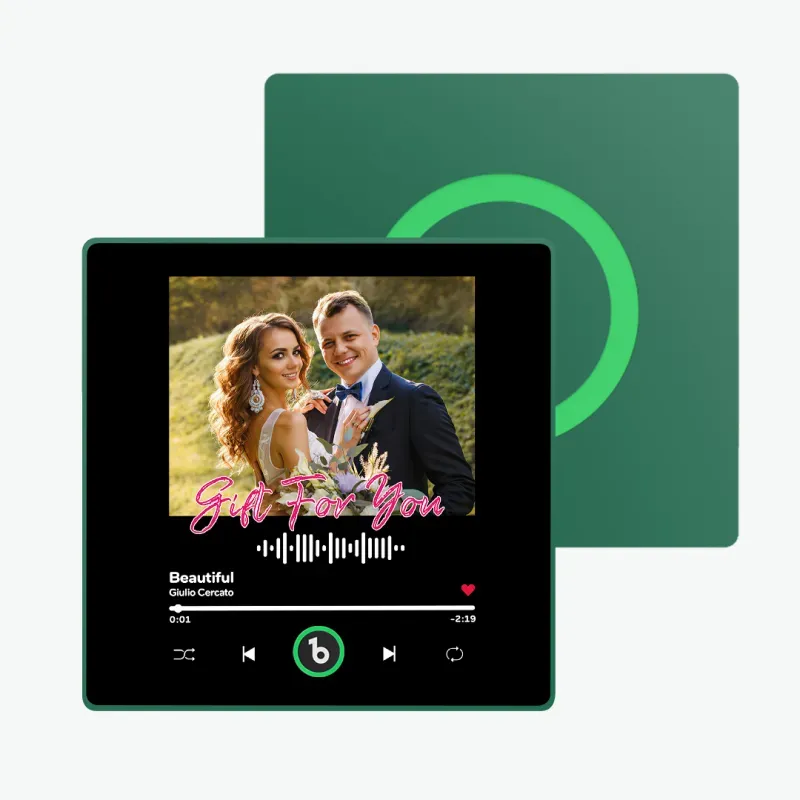 Aimant De Réfrigérateur Spotify Nouvelle Version 4.0, Aimant Musical Personnalisé Avec Cadre Coloré, Aimant De Réfrigérateur En Forme D'album, Permet D'écouter Des Chansons, Cadeau Pour Couple - Mug Personnalisé