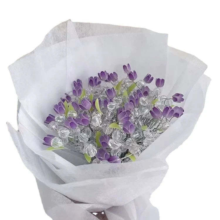 Bouquet De Tulipes Diy, Cadeau Lumineux Pour Son Cadeau Romantique - Mug Personnalisé