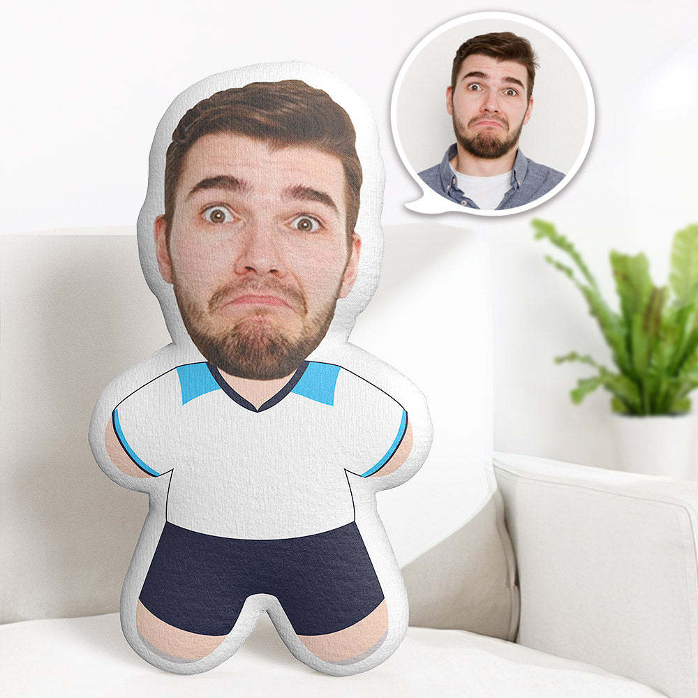 Oreiller En Peluche De L'équipe De Football D'angleterre, Visage Personnalisé, Photo Minime, Poupée - Mug Personnalisé