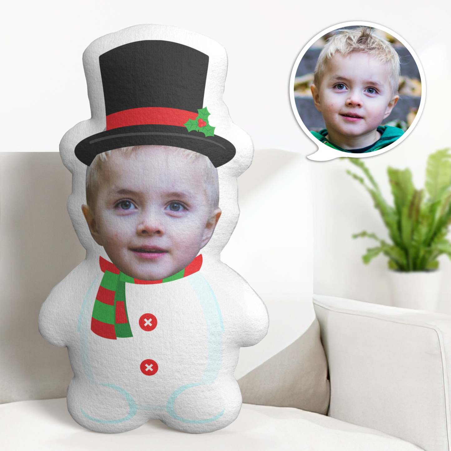 Cadeaux De Noël Cadeaux De Bonhomme De Neige Personnalisés Cadeaux De Coussin Minime Personnalisés - Mug Personnalisé