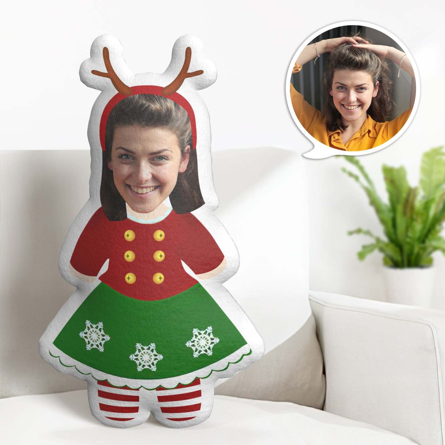 Cadeaux D'oreiller De Noël Oreiller De Dessin Animé Personnalisé Cadeaux D'oreiller Minime Personnalisés - Mug Personnalisé