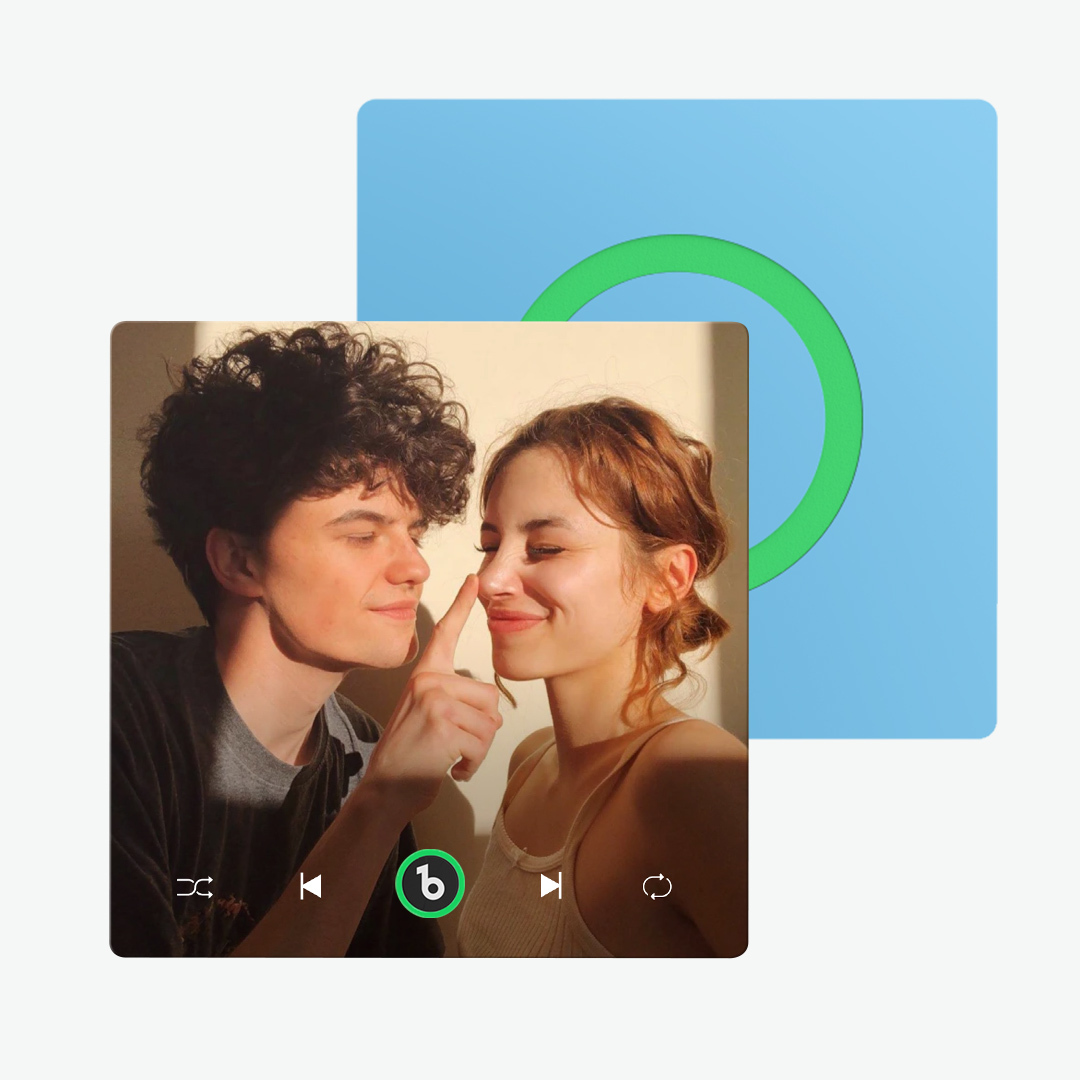 L'aimant Personnalisé Pour Réfrigérateur Avec Musique Et Photo Prend En Charge La Connectivité Bluetooth. - Mug Personnalisé