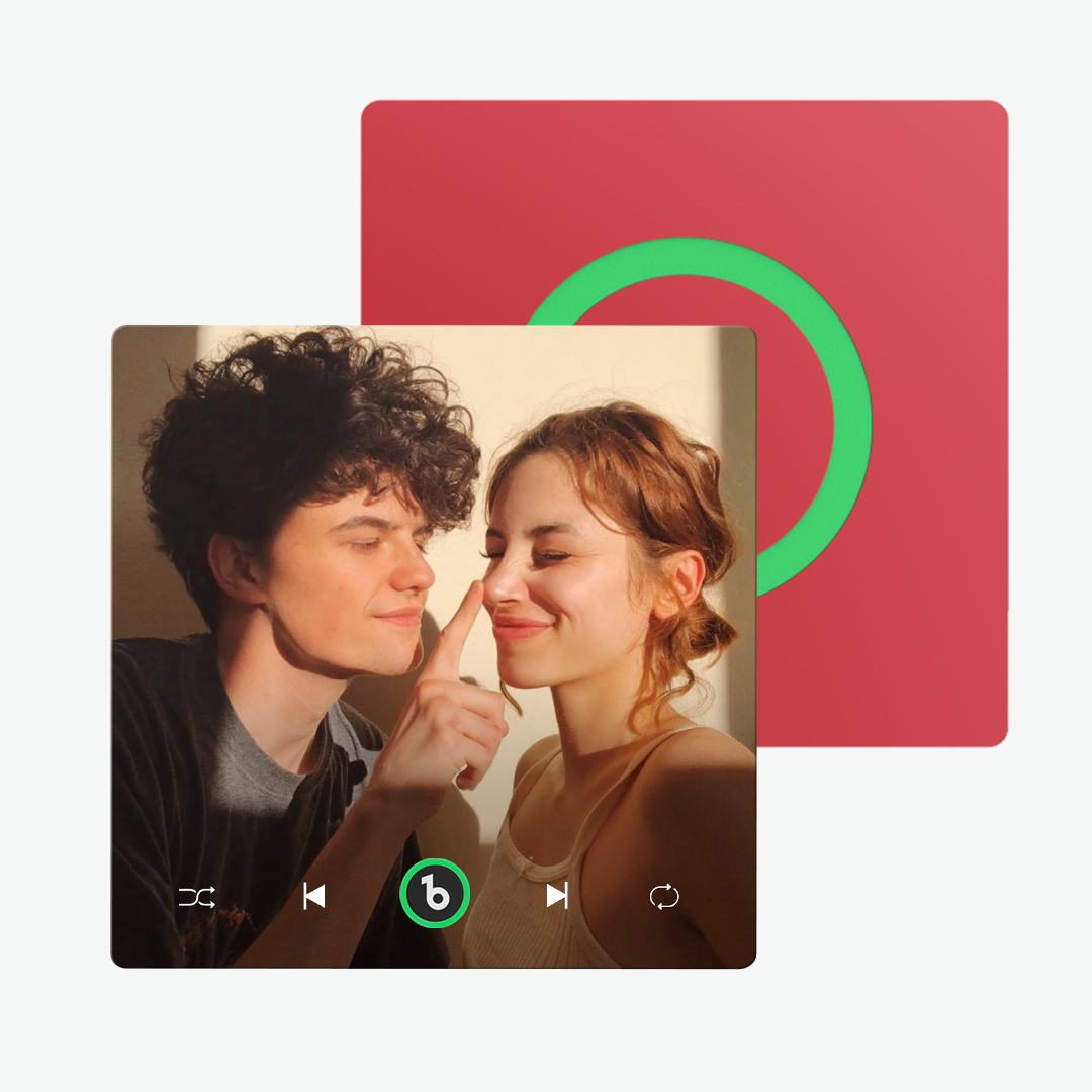 L'aimant Personnalisé Pour Réfrigérateur Avec Musique Et Photo Prend En Charge La Connectivité Bluetooth. - Mug Personnalisé