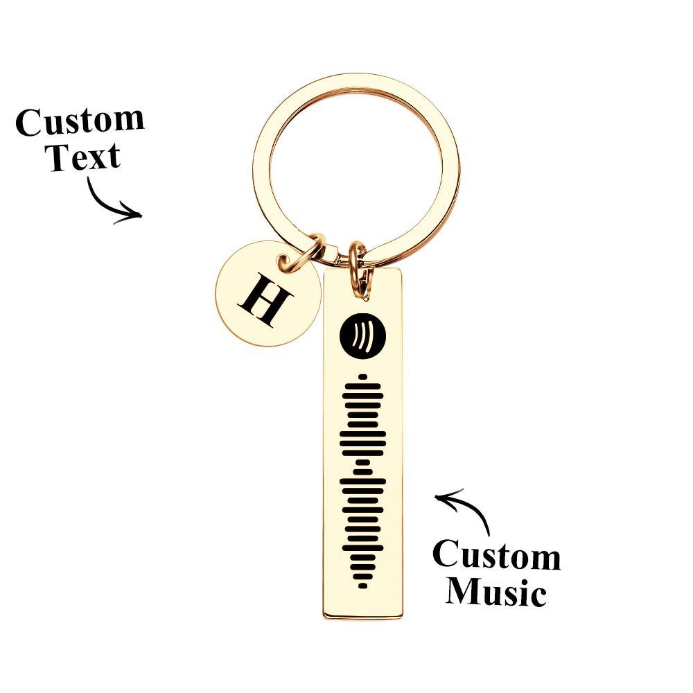 Porte-clés À Code Spotify Scannable, Avec Pendentif Circulaire Gravé, Chanson Musicale Personnalisée, Cadeau - Mug Personnalisé