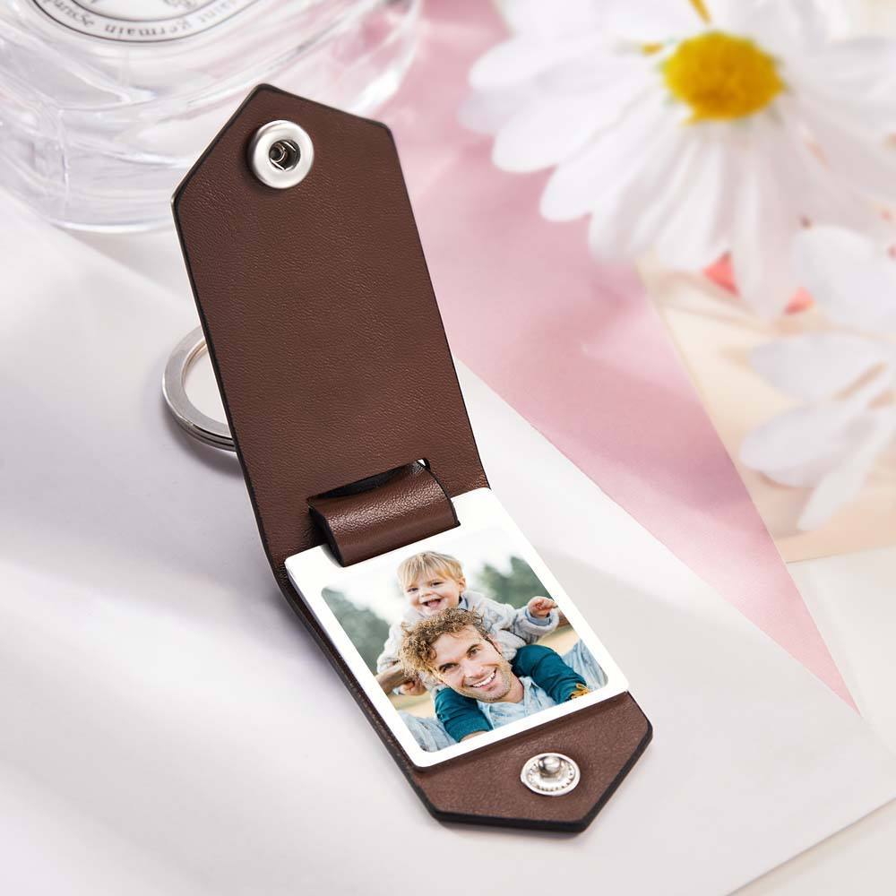 Porte-clés Personnalisé En Cuir Avec Photos, Meilleur Papa De Tous Les Temps, Cadeau De Fête Des Pères - Mug Personnalisé
