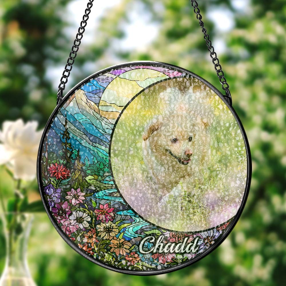 Suncatcher Personnalisé Pour Chien Photo Personnalisée Suncatcher Pour Chien Ornement De Noël - Mug Personnalisé