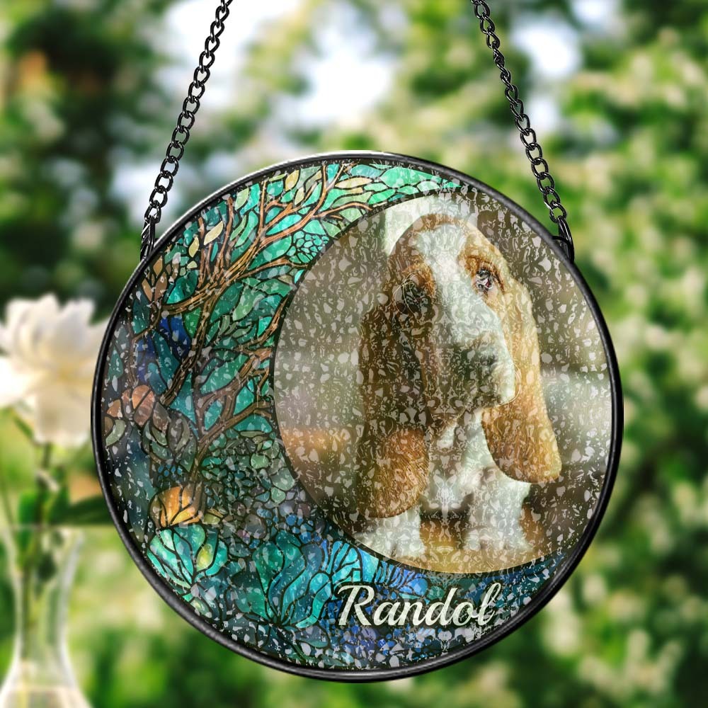 Suncatcher Personnalisé Pour Chien Photo Personnalisée Suncatcher Pour Chien Ornement De Noël - Mug Personnalisé