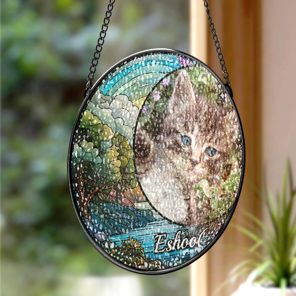 Suncatcher Personnalisé Pour Chien Photo Personnalisée Suncatcher Pour Chien Ornement De Noël - Mug Personnalisé