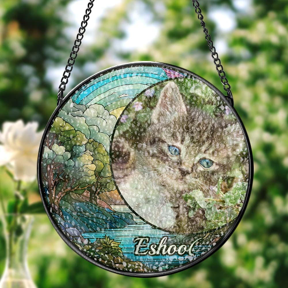 Suncatcher Personnalisé Pour Chien Photo Personnalisée Suncatcher Pour Chien Ornement De Noël - Mug Personnalisé