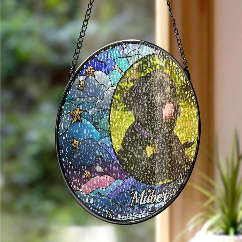 Suncatcher Personnalisé Pour Chien Photo Personnalisée Suncatcher Pour Chien Ornement De Noël - Mug Personnalisé