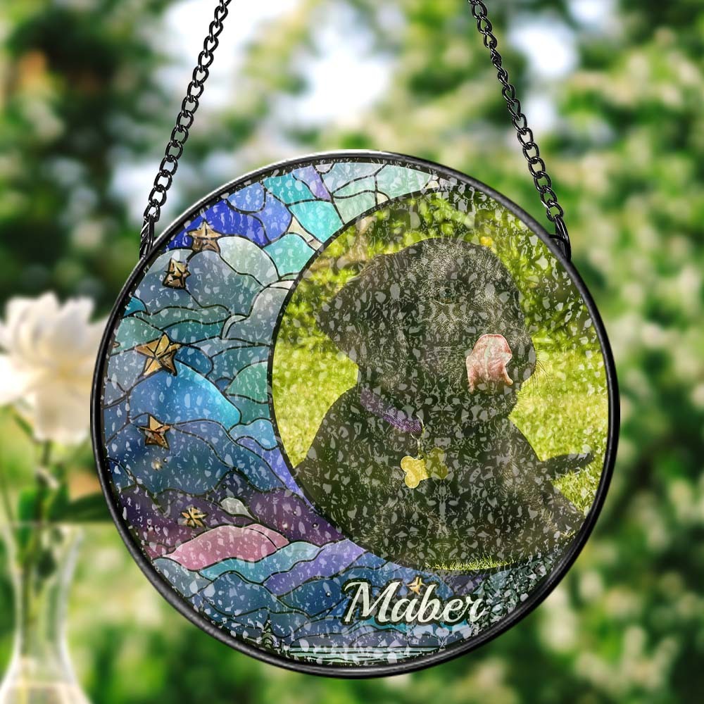 Suncatcher Personnalisé Pour Chien Photo Personnalisée Suncatcher Pour Chien Ornement De Noël - Mug Personnalisé