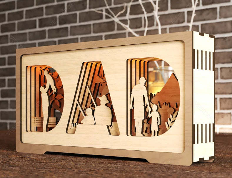 Cadeau De Fête Des Mères Multicouche En Forme Debout Pour Maman Et Fils, Boîte D'ombre Pour Maman - Mug Personnalisé
