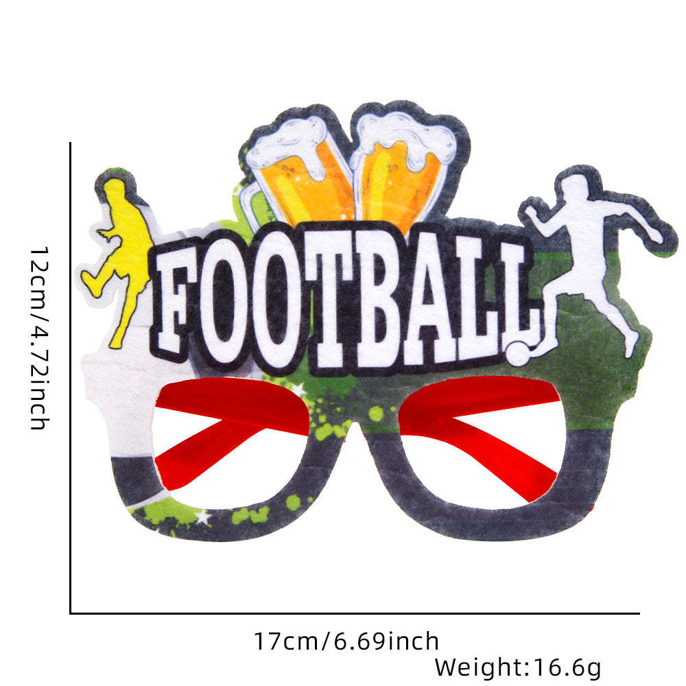 Lunettes De Fête De Football Euro 2024, Accessoire Amusant Pour Les Fans De L'euro 2024, Accessoire Amusant Pour Les Amateurs De Football - Mug Personnalisé