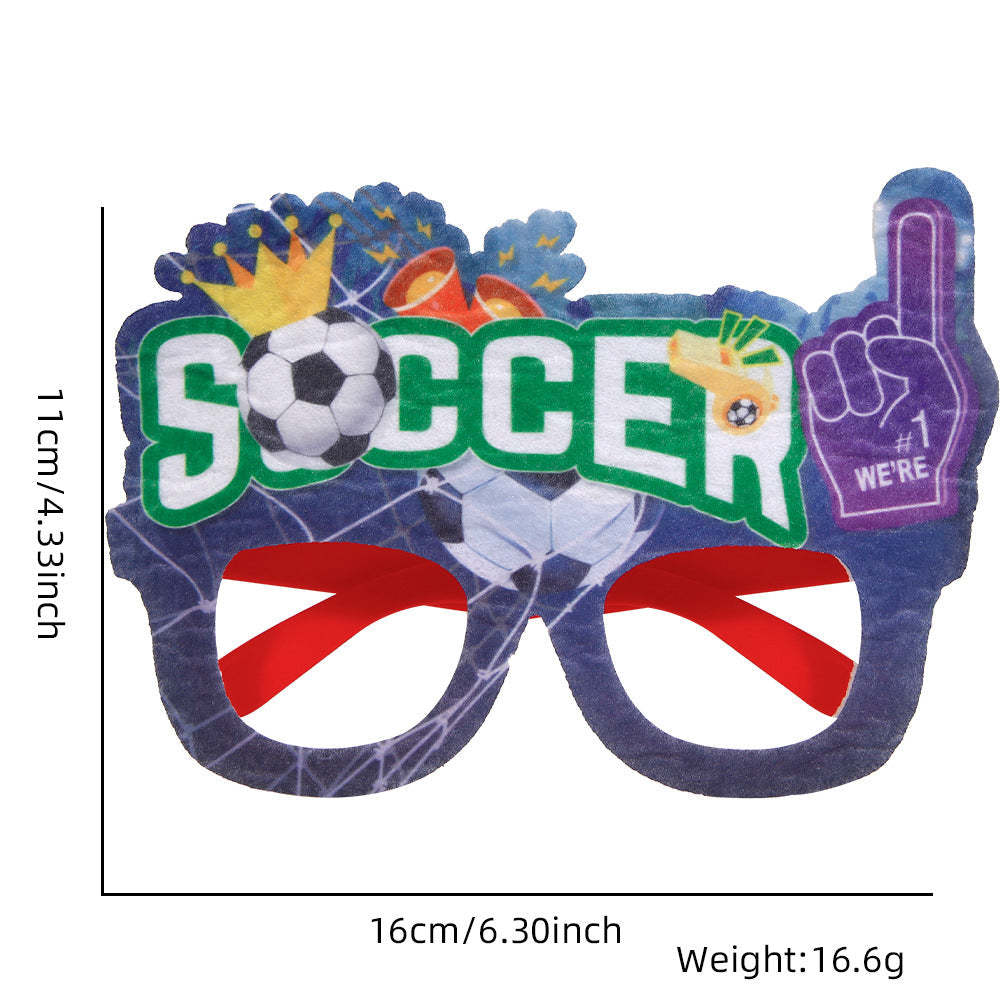 Lunettes De Fête De Football Euro 2024, Accessoire Amusant Pour Les Fans De L'euro 2024, Accessoire Amusant Pour Les Amateurs De Football - Mug Personnalisé
