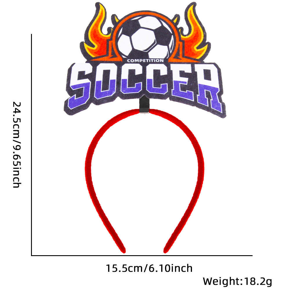 Bandeau De Football, Cerceaux Pour Cheveux, Ornements De Tête Mignons Pour Décoration De Football - Mug Personnalisé